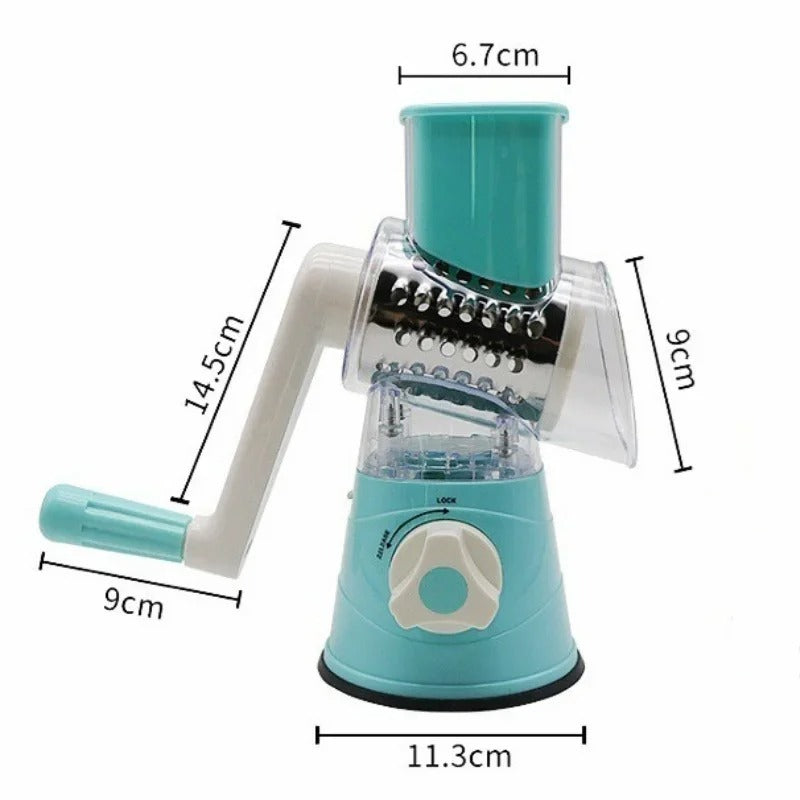 Rallador Cortador Manual 3 en 1